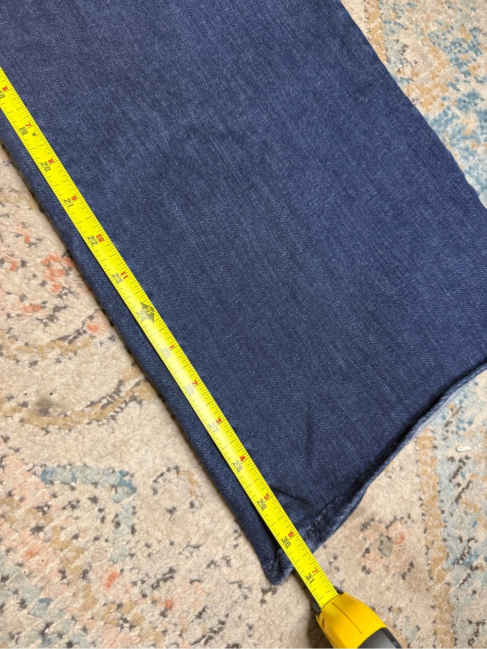 FRAME Le Slim Plazzo Denim Jeans High Rise Full Length Color Guilty Size 28 - Picture 7 of 8